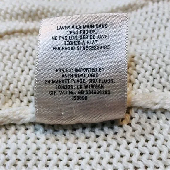 ANGEL OF THE NORTH ANTHROPOLOGIE CROCHET CARDIGAN - Picture 9 of 9